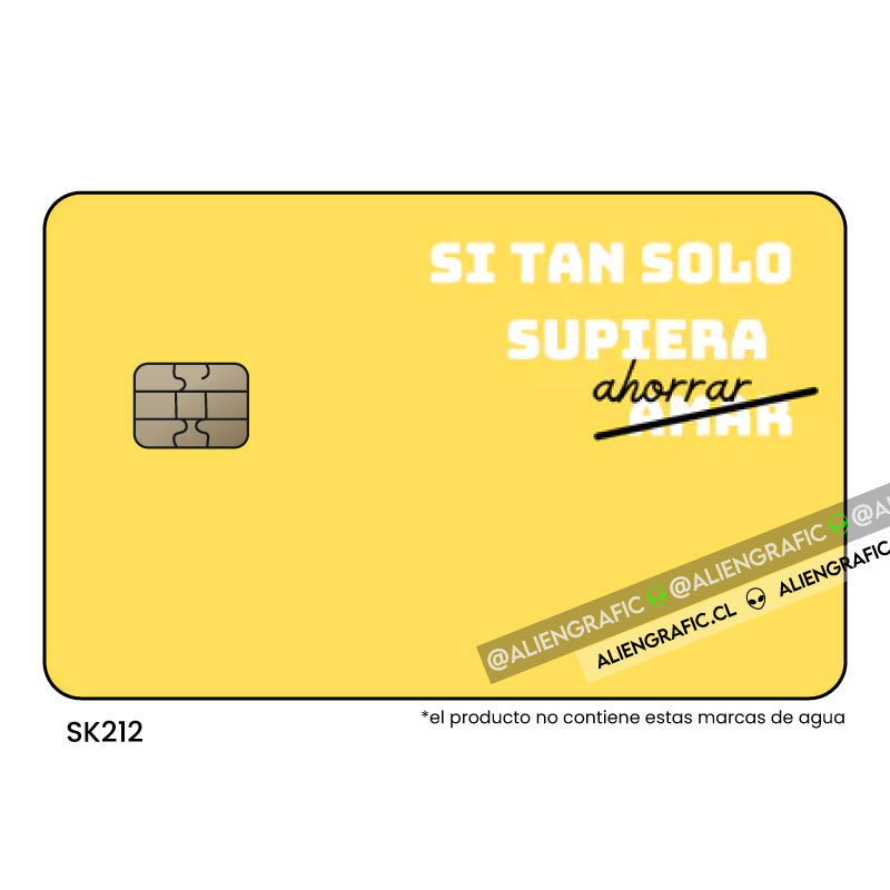 Si tan solo supiera ahorrar