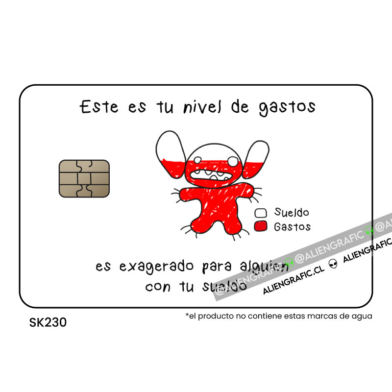 Stitch nivel de gastos