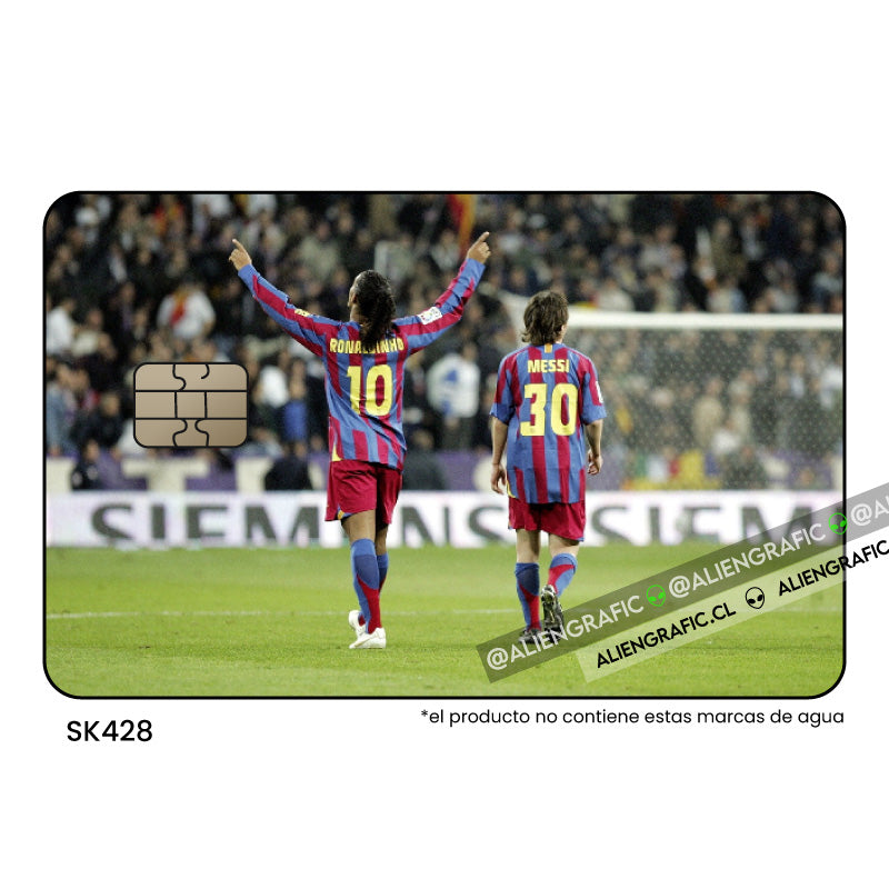 Ronaldinho y Messi