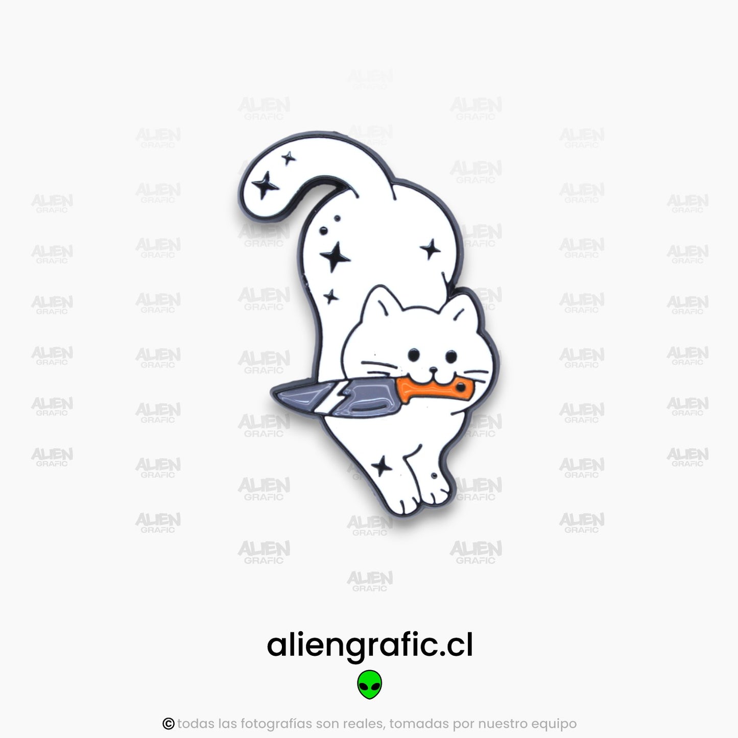Gatito Con Cuchillo