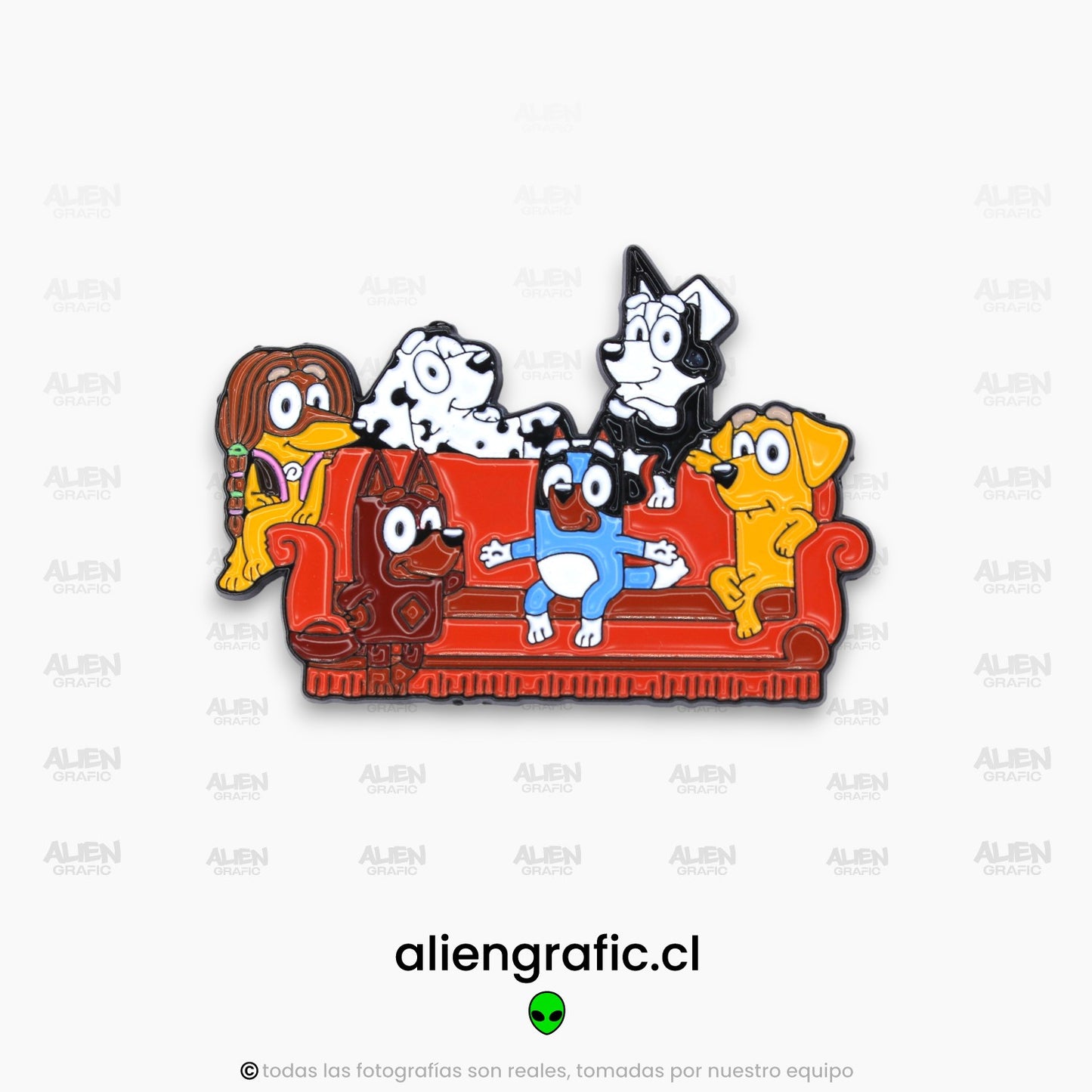 Bluey Con Amiguitos