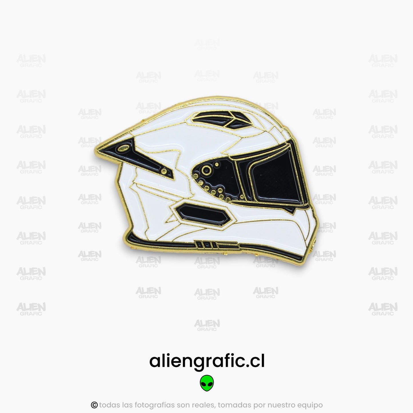 Casco De Moto Blanco