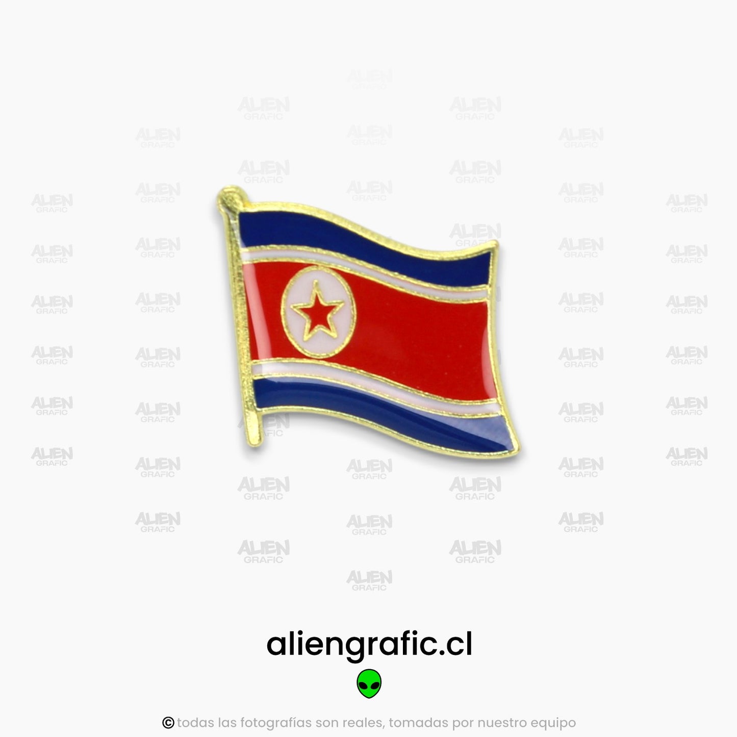 Bandera Corea Del Norte