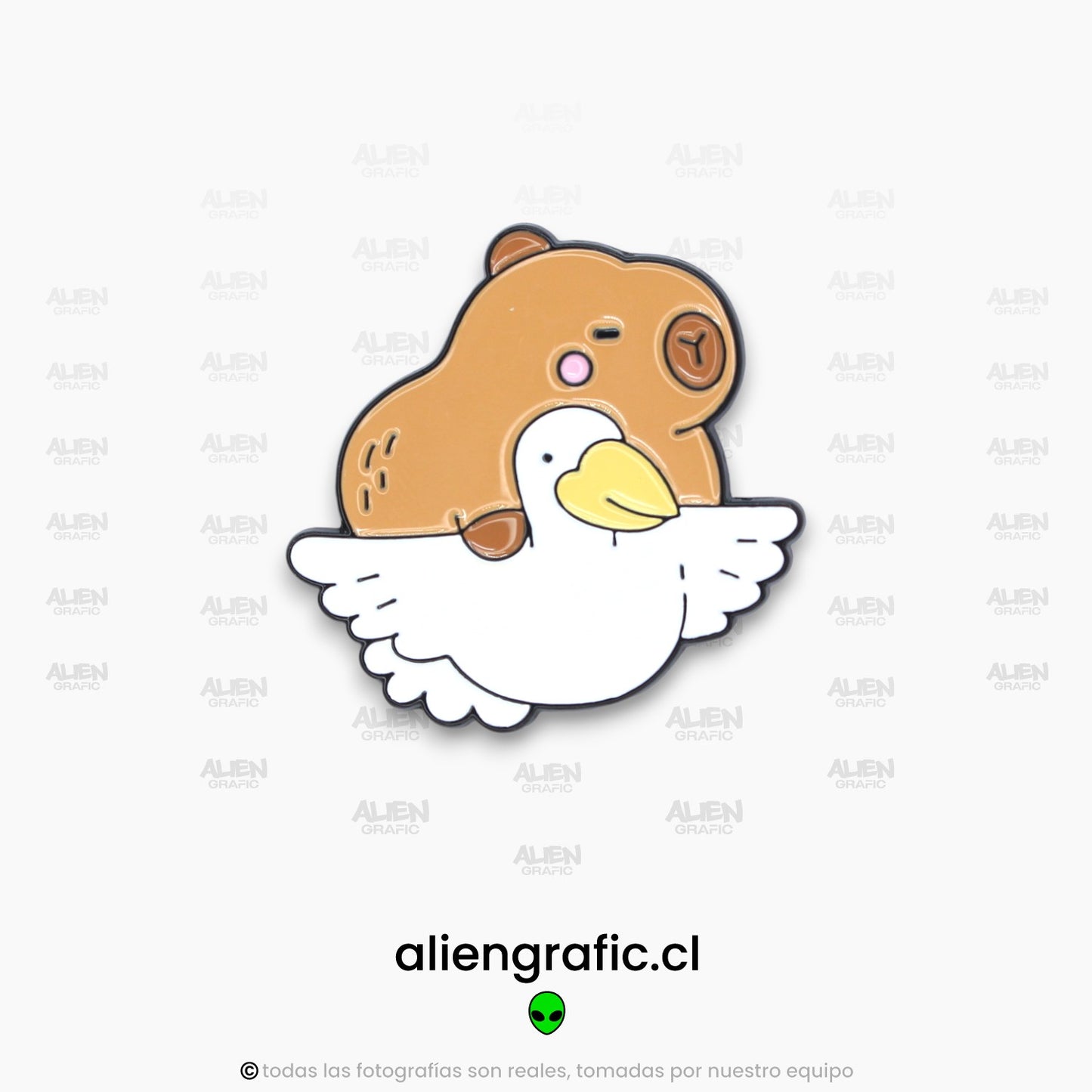 Capibara Y Pajarito