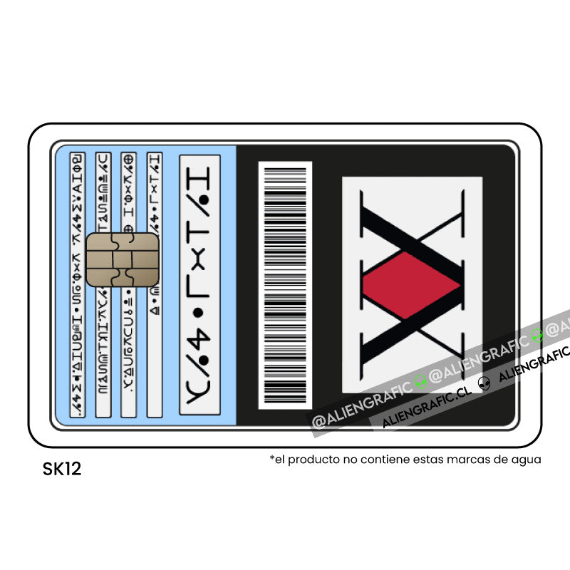 Licencia de cazador azul