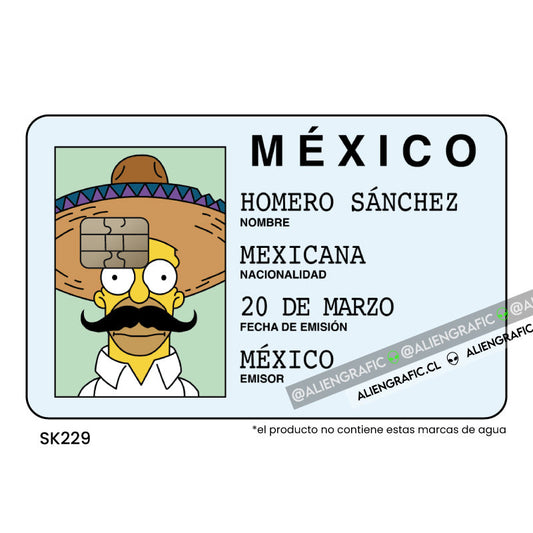 Credencial Homero Sanchez