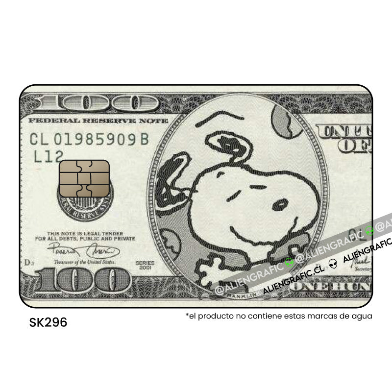 Billete Snoopy