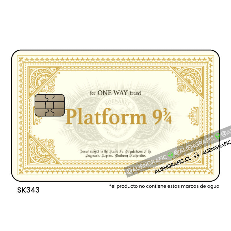 Boleto Plataforma 9 3/4