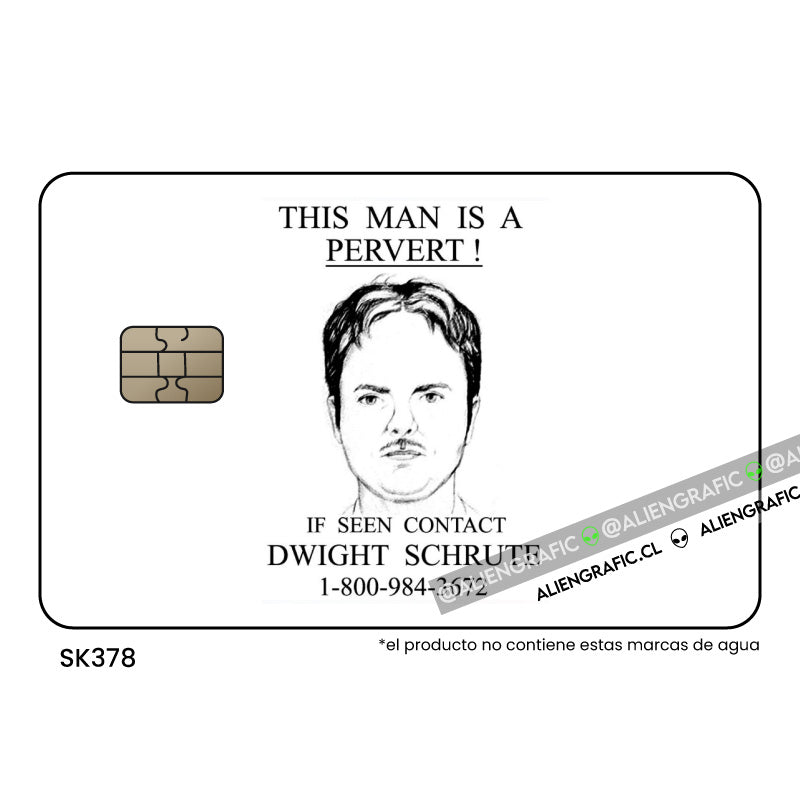 Dwight Este hombre es un pervertido