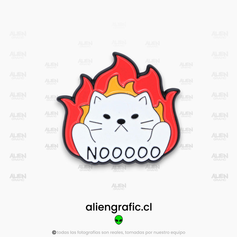 Gato En Llamas Nooooo