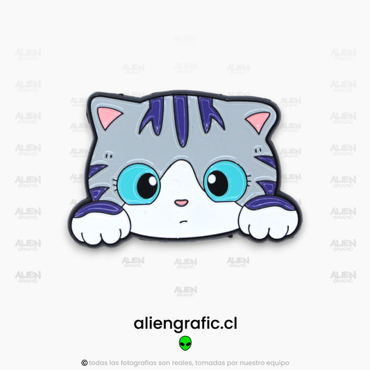 Carita Gato Tabby Gris