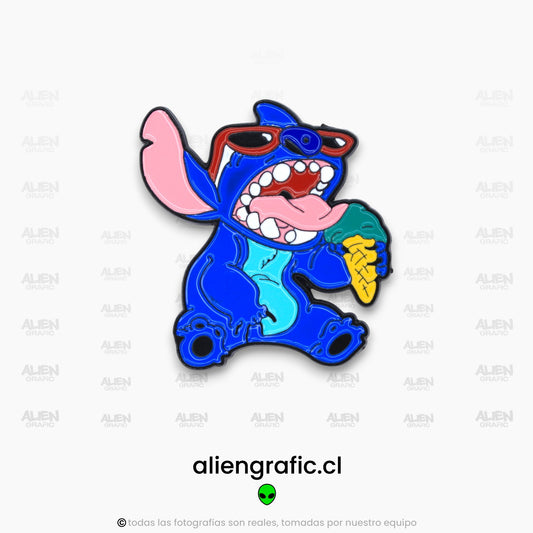 Stitch Comiendo Helado