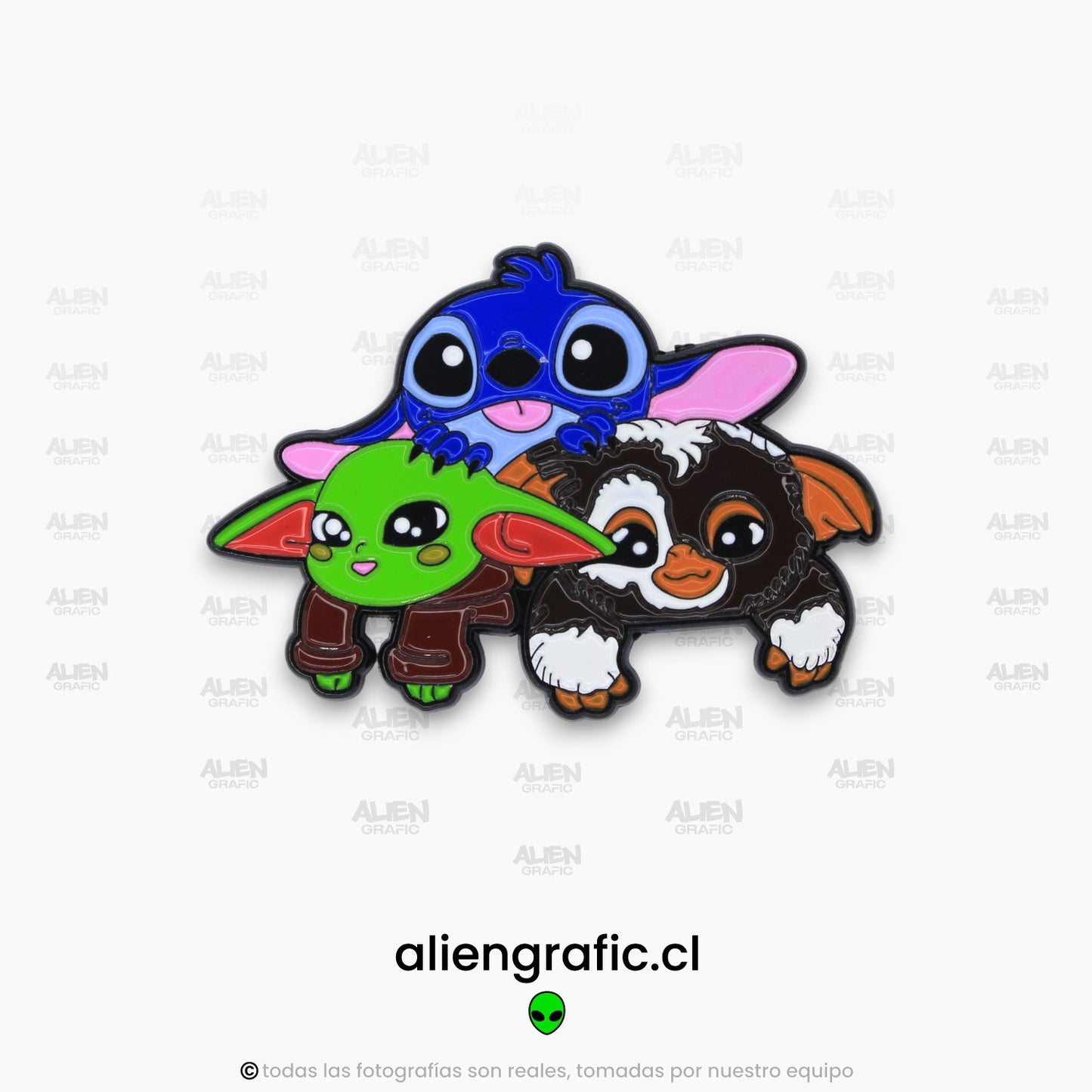 Stitch, Gremlin Y Baby Yoda