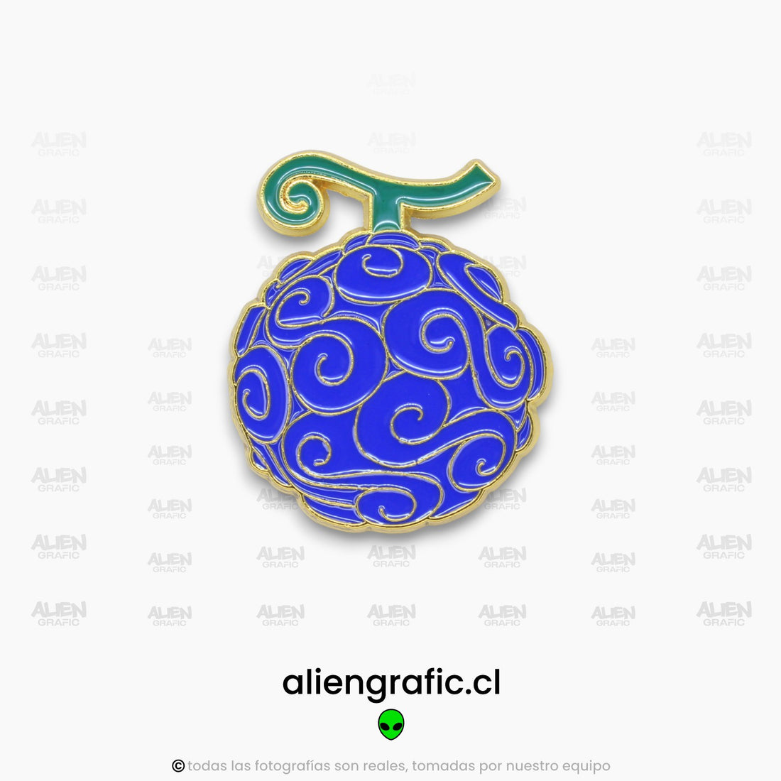 Pin Fruta Gomu Gomu de Luffy Aliengrafic