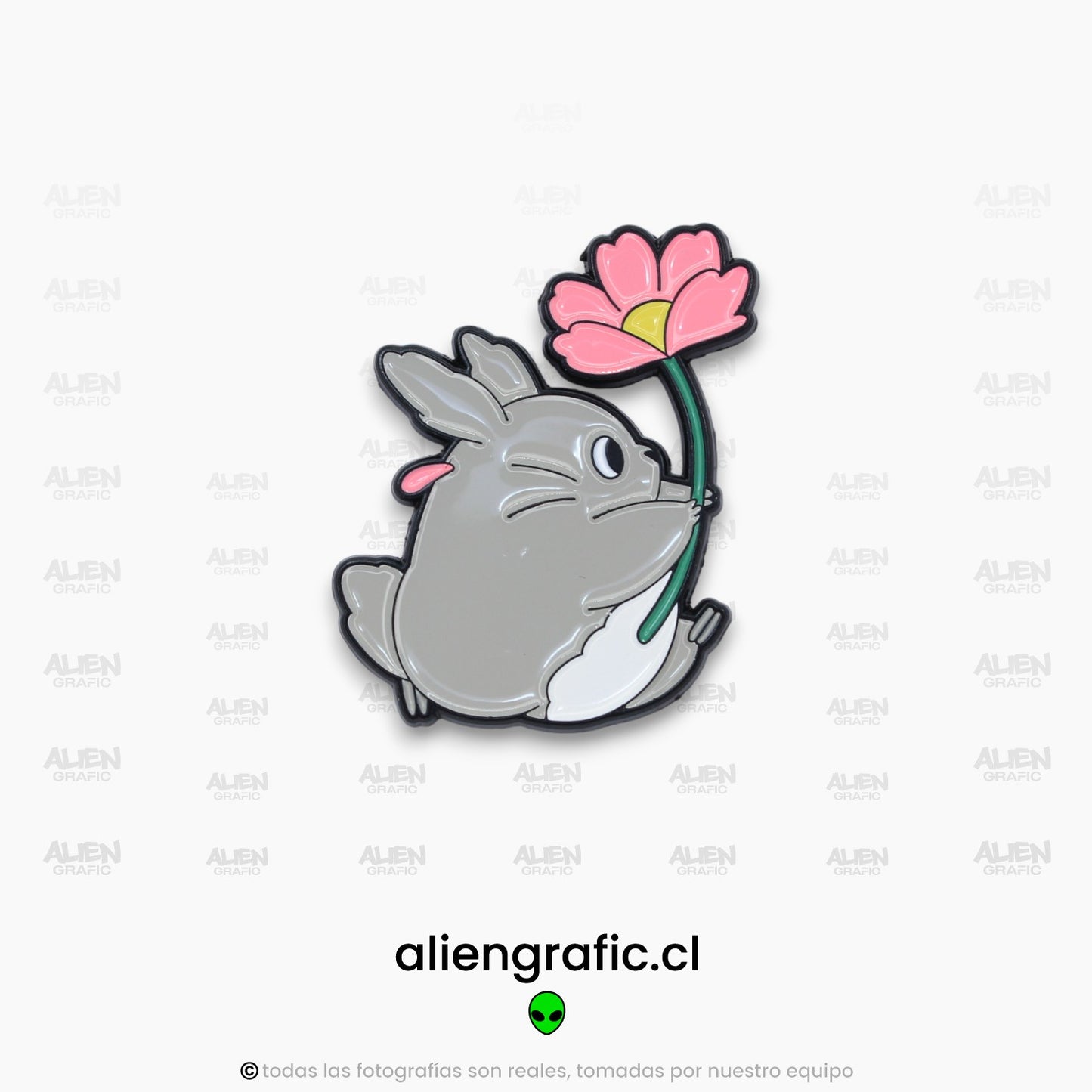 Totoro Con Flor