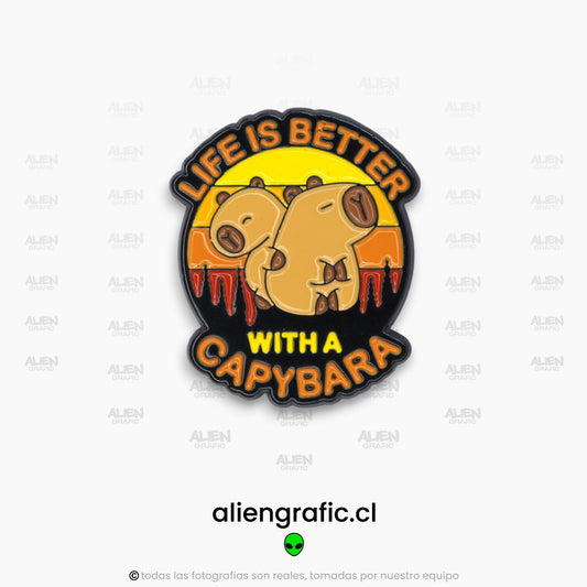 La Vida Es Mejor Con Un Capibara
