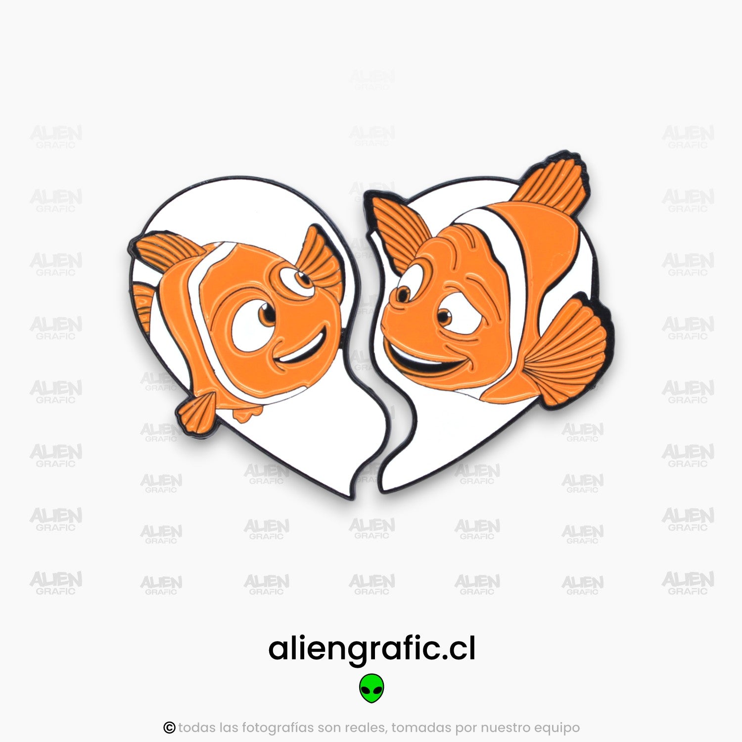 Pin Nemo Y Merlin – Aliengrafic